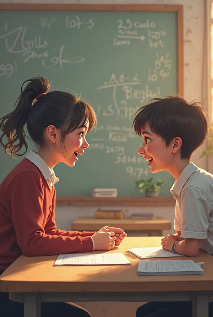 private math lesson the teacher is a twenty year old student and the student a teenager