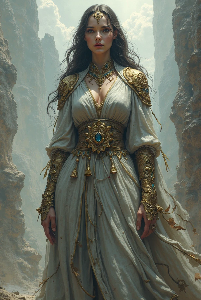 elegant snake priestess, serpentine features, mesmerizing golden eyes with slit pupils, delicate yet stern facial features, hidden venomous fangs, ebony serpent scales visible on her arms, hips, abdomen, regal yet practical robed attire, feline grace with an underlying tension, embodiment of ancient Stygian mysticism, magic and mystery, (best quality,4k,8k,highres,masterpiece:1.2),ultra-detailed,(realistic,photorealistic,photo-realistic:1.37), dark fantasy, cinematic lighting, dramatic colors, atmospheric, chiaroscuro