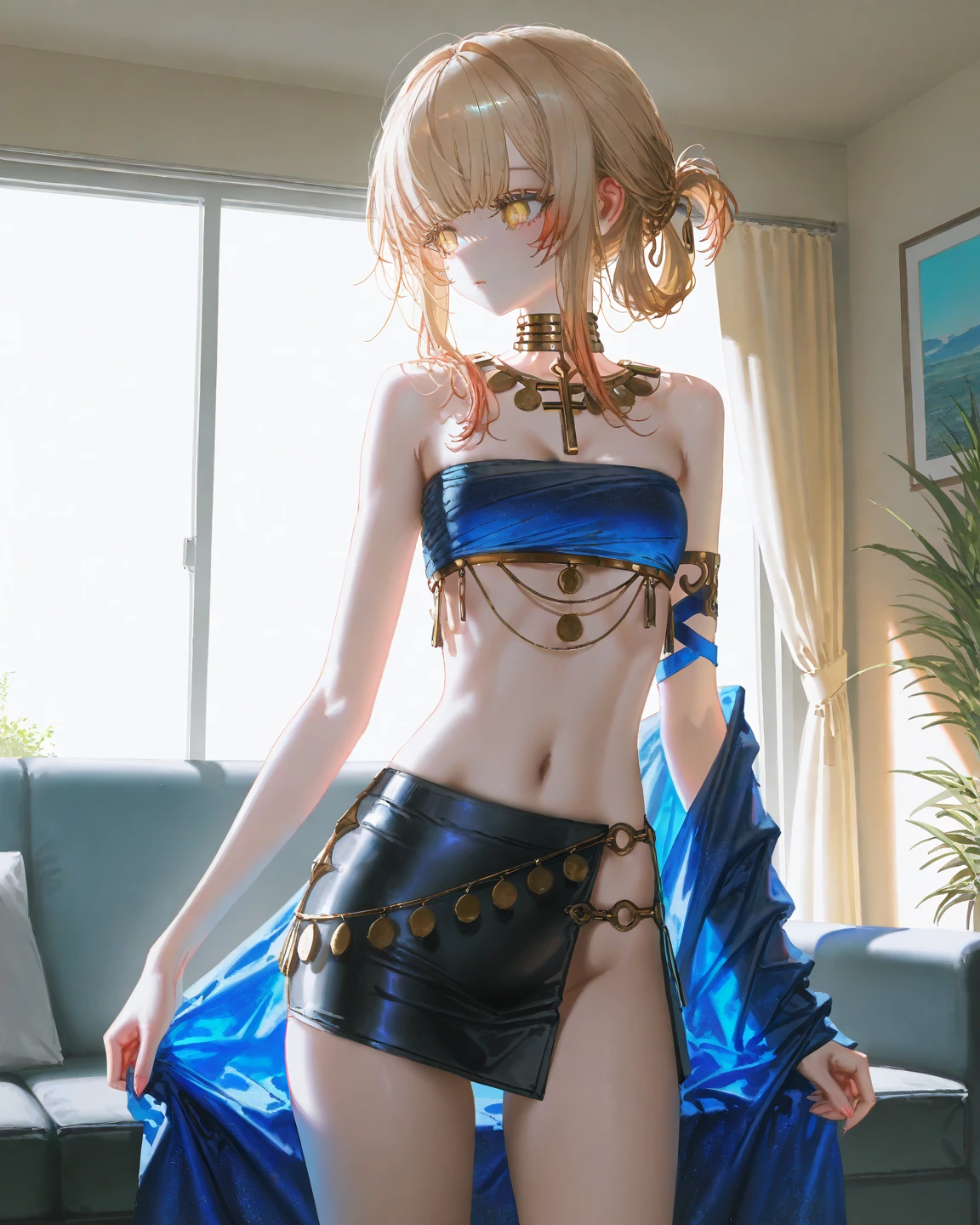 deep skin,textured skin,shinoasada, sinon, blue eyes, blue hair, hair ornament, hair between eyes, hairclip, short hair, sidelocks, (small breast:1.2),
BREAK (long galabiya, djellaba, Adult girl, sexy, Ornate Arabic galabiya:1,2)
BREAK Spread your legs,Kneeling,weeping,Body plumpness,
BREAK (masterpiece:1.2), best quality, high resolution, unity 8k wallpaper, (illustration:0.8), (beautiful detailed eyes:1.6), extremely detailed face, perfect lighting, extremely detailed CG, (perfect hands, perfect anatomy),