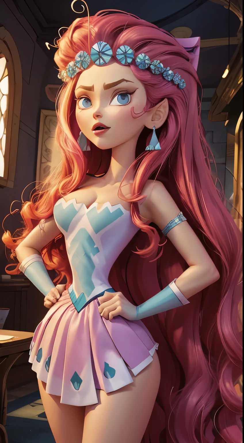 Princess mandie is very hot. busty. cutout. production