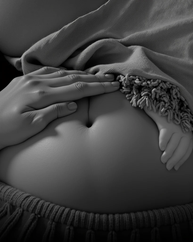 Pregnant woman being raped