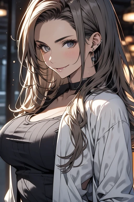 (random boyish fashion),(random pose),(random hairstyle),(large breasts:1.5),(Highest image quality, (8K), Ultra-realistic, Best Quality, High quality, High Definition, high quality texture, high detailing, Beautiful detailed, fine detailed, extremely details CG, Detailed texture, realistic representation of face, masterpiece, presence)