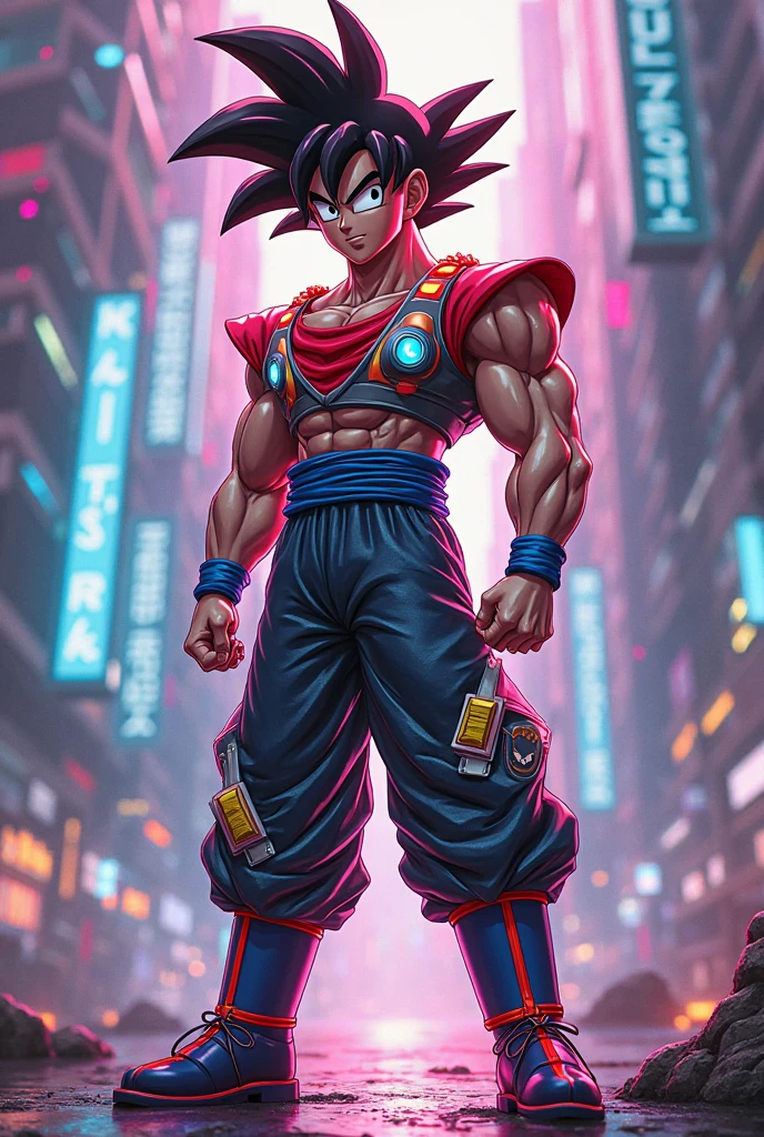 A goku with excessive use of technology