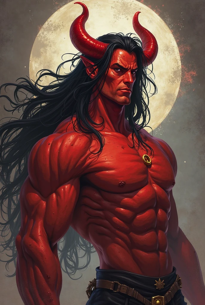 Hellboy superhero film , with the super powerful hand