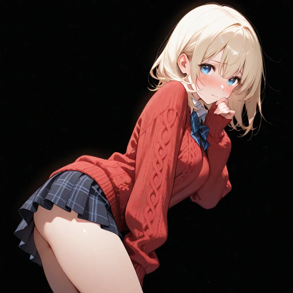 chisato nishikigi, red eyes, red ribbon, gold hair, adult woman、exact number of fingers、Exact number of legs、Exact number of arms,(blush:1), (pussy juice:1.2), cum in mouth, Thighhighs, beautiful large breasts, (erect nipples:1), the skirt is turned up、highest quality, High resolution, (detailed and beautiful eyes:1.6), highly detailed face, perfect lighting, Very detailed CG, (perfect hands, perfect anatomy),embarrassed expression、The expression that you are holding back from going to the toilet, (sexual pleasure expression:1.4), (expression of agony:1.2)、close your eyes、sexy look、look upward、mouth half open、Climax、(live stage、a lot of spectators:1.3)、whole body, nsfw, nude, 1girl,  1boy, masterpiece, hyper quality, highly detailed, glistening skin, orgasm face, pussy juice, big eyes, huge breasts, blush, sweat, open mouth, rolling eyes, tears, nude, orgasm face, ecstacy, all fours, doggystyle, sex from behind, blue hair, sex,vaginal sex, 