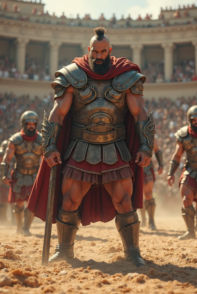 Spartacus in the arena of combat