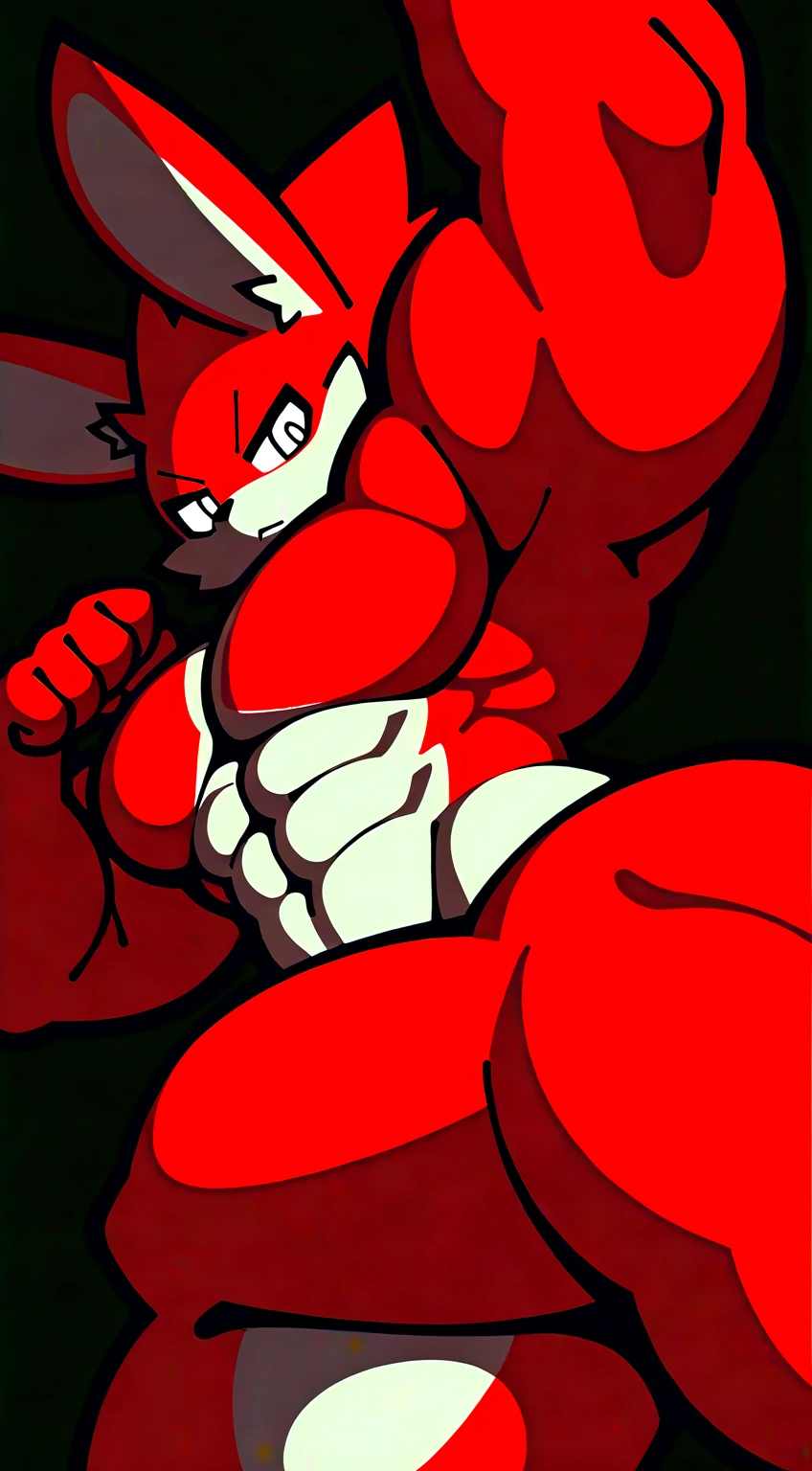 [blaziken], (mayosplash), (wamudraws)], ((masterpiece)), ((HD)), ((solo portrait)), ((back view)), ((furry; anthro)), ((detailed shading)), ((beautiful render art)), ((intricate details)), {anthro; red feathers, red beak, (yellow talon feet), (long white hair), cute teal eyes, (yellow sclera), (half-closed eyes), (medium boobs), (defined muscles), (beautiful feet), bandaged feet
