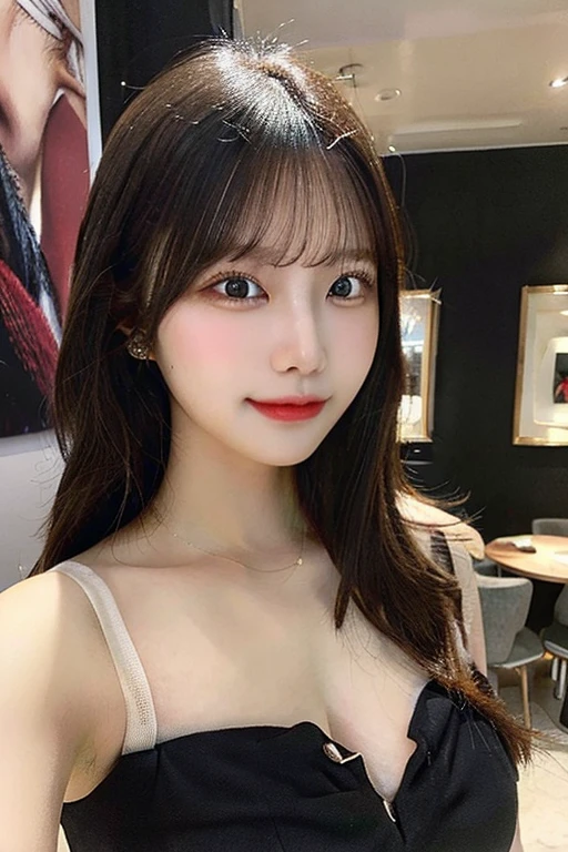 table top, highest quality, shape, Super detailed, finely, High resolution, 8k wallpaper, 完璧なダイナミックな構shape, beautiful and detailed eyes, winter dress,medium hair, small breasts, natural color lip, random sexy pose,smile,big city、20 year old girl、midnight、beautiful and detailed face、perfect and beautiful face,Big eyes、RAW photo、spread your arms and legs wide、Express your best mood with your whole body、beautiful and detailed eyes、small face、beautiful duplex、slim face and style