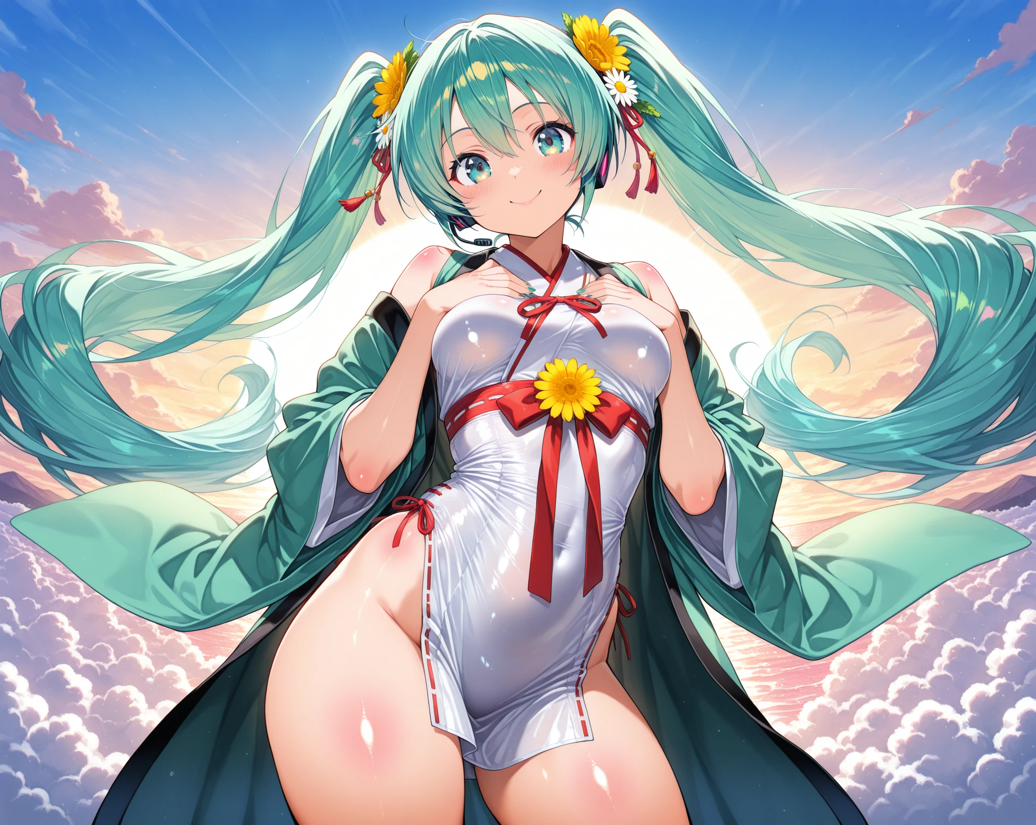 Cute chibi style without clothes showing vagina