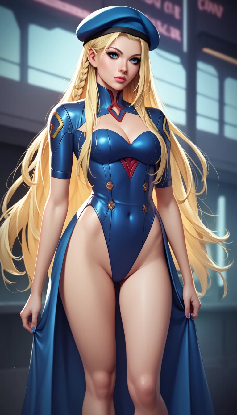 Black Magician Girl、super breasts、thick thighs、blonde hair、magic circle、magic wand、Black Magician Girlのブーツを履く、Dig into the buttocks