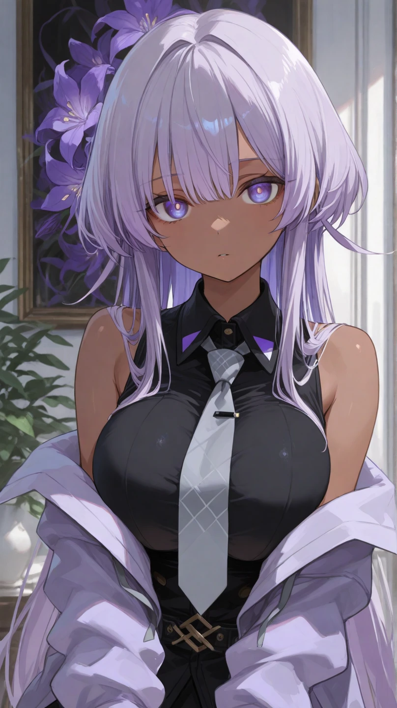 slimeshion, <lora:shion-lora-nochekaiser:1>,
shion, black horns, hair intakes, horns, long hair, oni, oni girl, oni horn, oni horns, ponytail, (purple eyes:1.1), purple hair, single horn, (medium breast:1.2),
BREAK belt, belt buckle, black belt, buckle, cleavage, collarbone, jacket, long sleeves, office lady, pants, purple jacket, purple pants, wing collar, green collar,
BREAK looking at viewer,
BREAK outdoors,
BREAK <lora:GoodHands-vanilla:1>, (masterpiece:1.2), best quality, high resolution, unity 8k wallpaper, (illustration:0.8), (beautiful detailed eyes:1.6), extremely detailed face, perfect lighting, extremely detailed CG, (perfect hands, perfect anatomy),