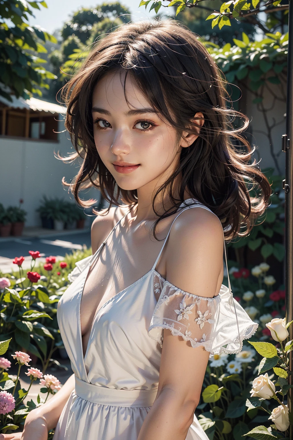Mix 4, (8k, Live Shooting, Highest quality, masterpiece: 1.2), (Real, Photorealistic: 1.37), 一人のgirl, cute, night, rain, Wetty, Professional Lighting, Photon Mapping, Radio City, Physically Based Rendering, Gradient black hair, Gray Hair, Short Curly Hair, good looking, girl, Highest quality写真, High resolution, 1080P, (Clear Face), (Detailed face description), (Detailed hand description), (masterpiece), (Exquisite CG)、Extreme light and shadow、Disheveled Hair、Masterwork、Rich details、(Fine facial features)、(Highest qualityの写真)、(Masterpiece)、(Detailed eyes)、Look in front of you、Detailed clavicle、((Mid-breasted))、Nipple erection、Sexy、Lady、Clear、Smooth Hair、Clothes are not shiny、yukata、firework、kimono、桃色のkimono、ピンクのkimono、花柄のkimono、Summer festival、stall、