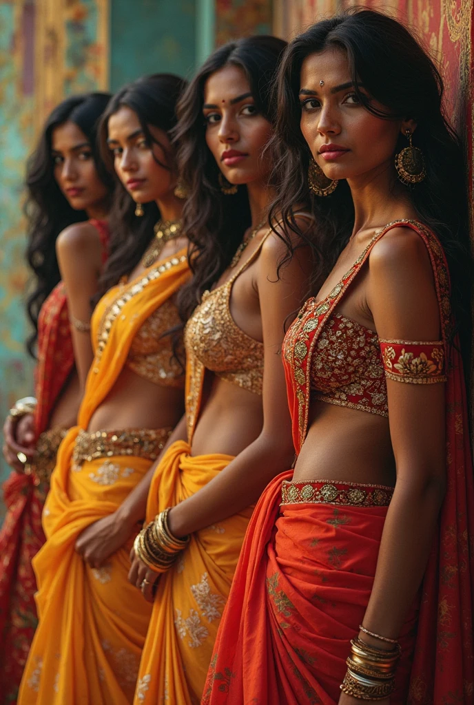 Hot women with big boobs in saree