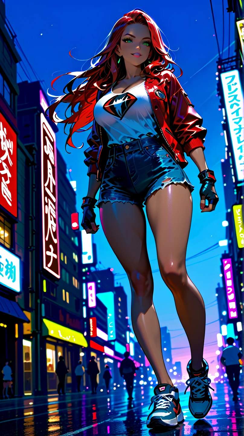 masterpiece　　Unreal Engine　Anime Style　Delicate painting　4K　90's　giant　　crowd　 　　Residential Street　apartment　Apartment　Woman in her 20s　高層apartment街の谷間に立っている水着の巨大な女の子　One piece swimsuit　slender　Straw hat　sneakers　White socks　watch　Black Hair　　blue sky　cumulonimbus　Contrail　female giant giant girl Whole body 　 Destroyed skyscrapers Destroyed cars Crowd Unreal Engine,cleavage ,a drawing of a , earrings, long hair, 1980s (style) Cute picture　Beauty　Analog style　whole body　sneakers　
