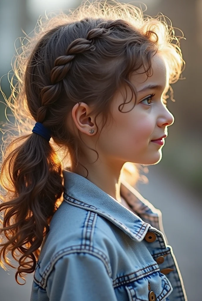 girl CHILD 10 years old, Loira russa bun in hair , gelado, diversas cores.