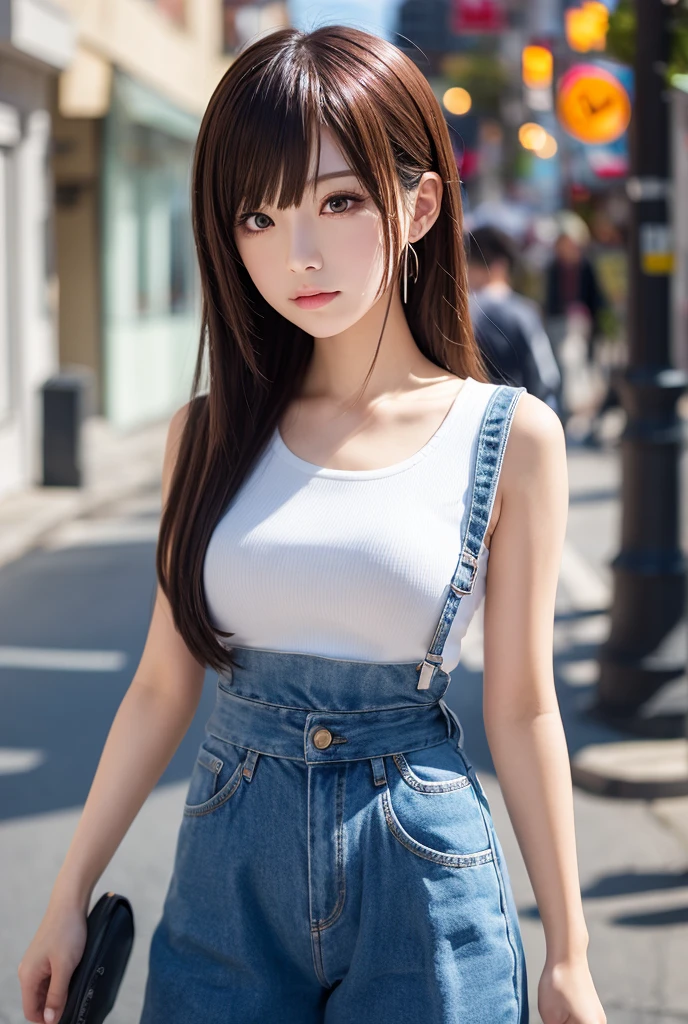 (highest quality,masterpiece:1.3,Ultra-high resolution),(Very detailed,8k), (Realistic:1.4, RAW shooting),((sfw: 1.4)),((detailed face, professional photography)), ((sfw, construction worker outfit, pulled back hair, 1 Girl)), Ultra High Resolution, (Realistic: 1.4), RAW Photo, Best Quality, (Photorealistic Stick), Focus, Soft Light, ((15 years old)), ((Japanese)), (( (young face))), (surface), (depth of field), masterpiece, (realistic), woman, bangs, ((1 girl))、(((Anatomically correct)))、(Perfect Body Proportions)、(Natural Hands、Natural Fingers、Natural Legs)