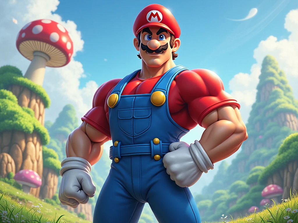 Mario combined with 4 arms
