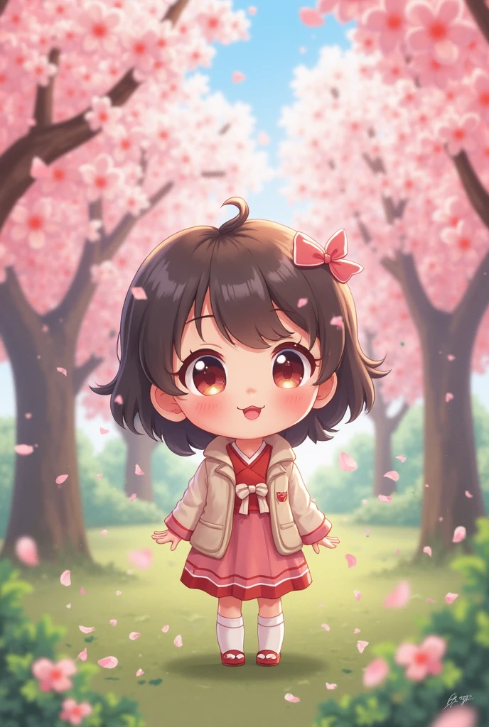 Sakura showing your pants