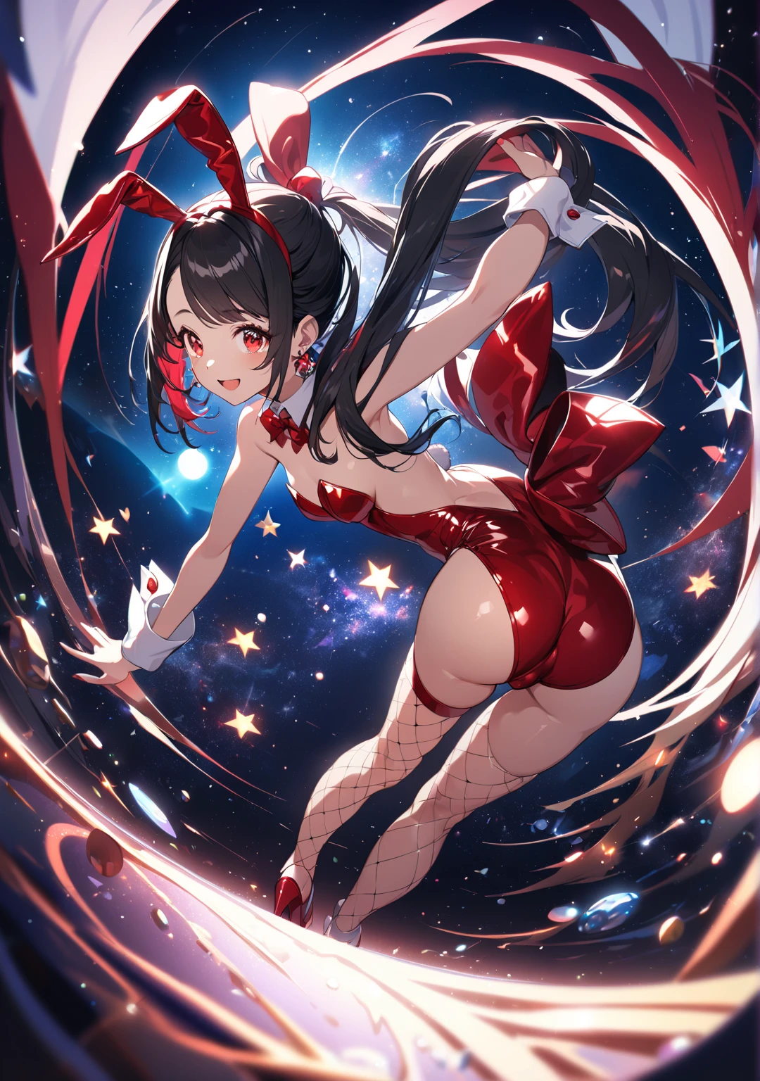 nmm1, nekomusume, nekomusume \(gegege no kitarou 6\), (nude), (presenting armpit), (detached sleeves), Knee High Sock