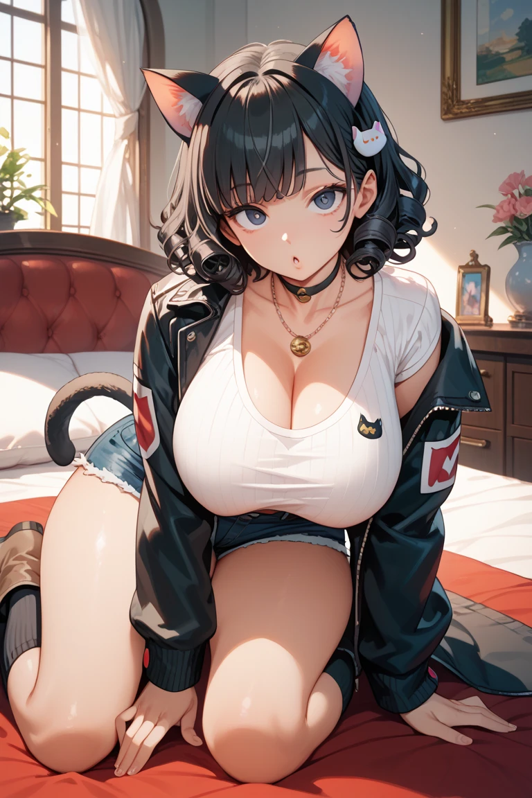 very cute, big breast, medium thighs, cute face, masterpiece