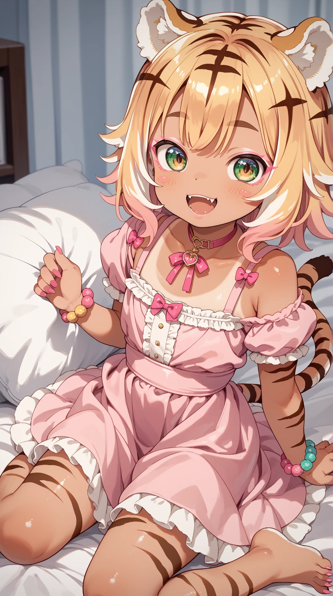 masterpiece, Highest quality, Illustration of the novel, High resolution, 18+ Adult content, Sensual, Intimate, Emotional, Passionate, romantic, sweet, Adorable, Innocent, Pure, charmな, charmな, charm, mysterious, charmな, charmな, Immersive, charmな, dream-like, Surreal, Imaginative, Whimsical, Artistic, Avant-garde, timeless, elegant, Sophisticated, chic, Sophisticated, Personality, original, charmな,(Cheetah Dress:1.3),((A look of disgust:1.3))、Upper Body、(a bit)