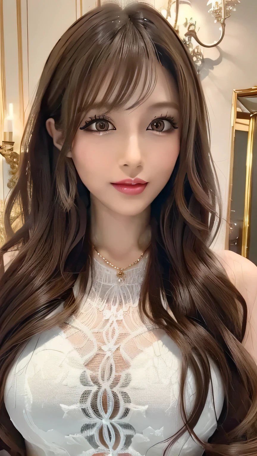 ((Masterpiece:1.2, highest quality)), Hyperrealistic, Super detailed, Ultra-precise depiction, Ultra-detailed depiction, (Zentangle:1.2), (Dynamic pose), (Abstract background:1.5), Ultra-high resolution, Wavy long hair, Pink Hair, One girl, colorful, Portraiture, (From above:1.2), Cinema Lighting, Depth of written boundary, 