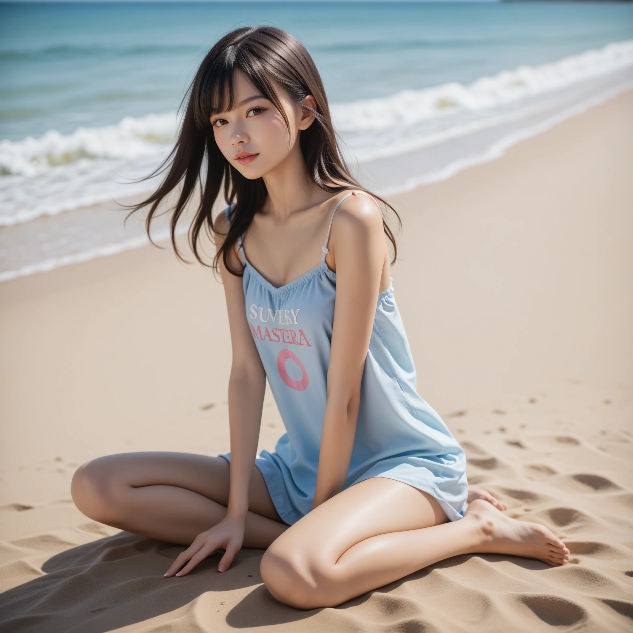 Kasumi, brown eyes, (best quality, ultra-detailed), (realistic:1.37), beautiful and detailed face, ultra-realistic texture, delicate face, delicate body, red lipstick, bright colors. High definition, 8K, well defined legs, angry expression