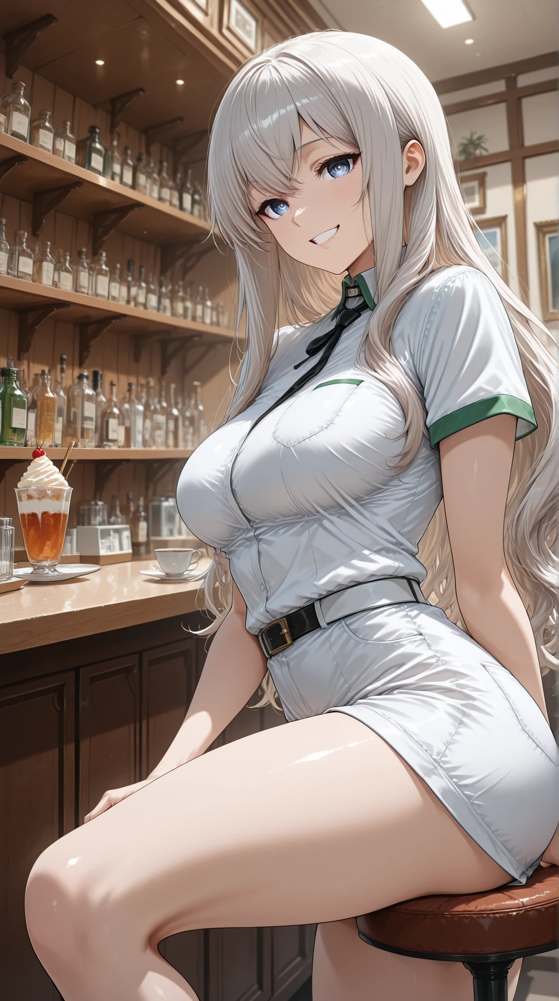 (Masterpiece, High Quality, high resolution, リアルなpictures, pictures), beautiful italian girl, 23 to 28 years old , 顔pictures , The bright-eyed , Long wavy hair on the shoulders, beautiful breasts, Beautiful and delicate face , cute smile , beautiful ass in famously cafe , Miranda Angelica , beautiful legs , great detail of body and face in a sensual and erotic pose. Background and environment details . A big beautiful girl with very big , Long loose hair, sensual.