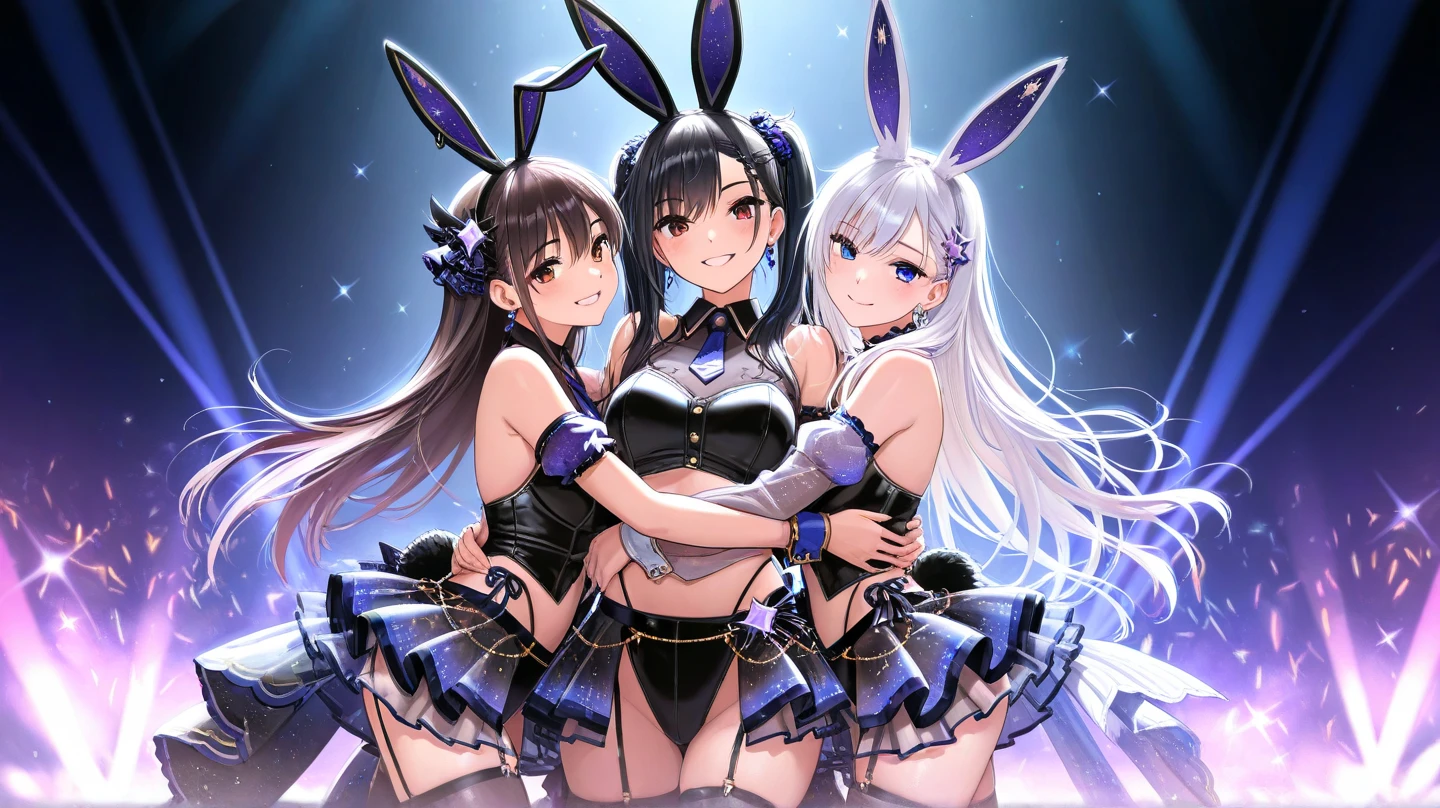 Black and white, zombie mayan warrior holding punk aztec mawscots. black hair brunette, dream pastel anime. pastel kawaii tech colors, moecore. chibicore. Cute and soft shoujo anime style. smiling, mouth open, full body, psicion t