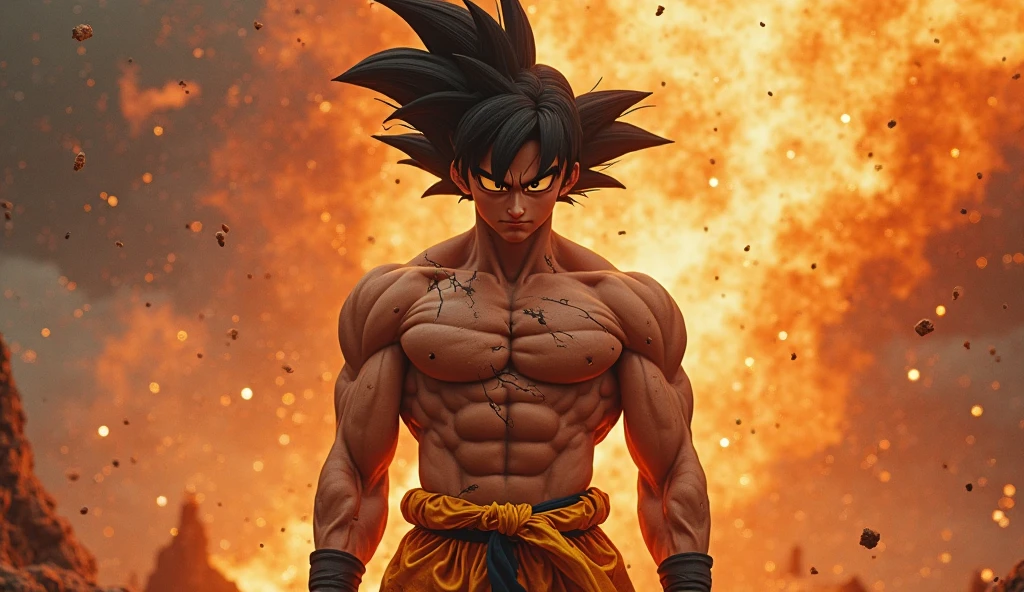 Goku ultrainstinto peleando contra luffy gear 5