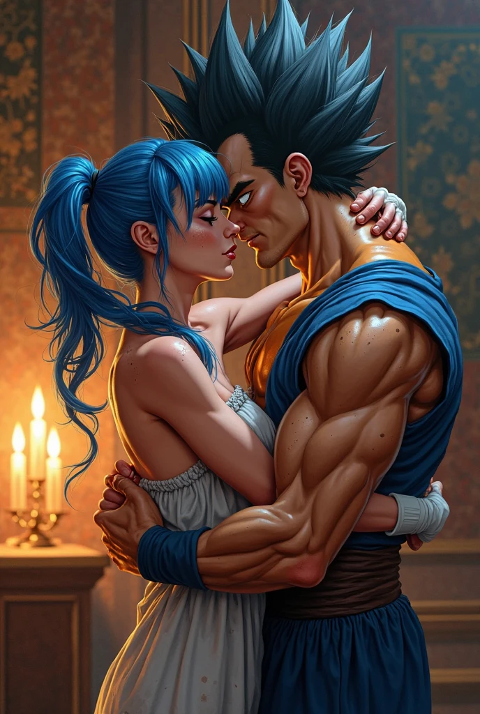 Bulma naked to Vegeta
