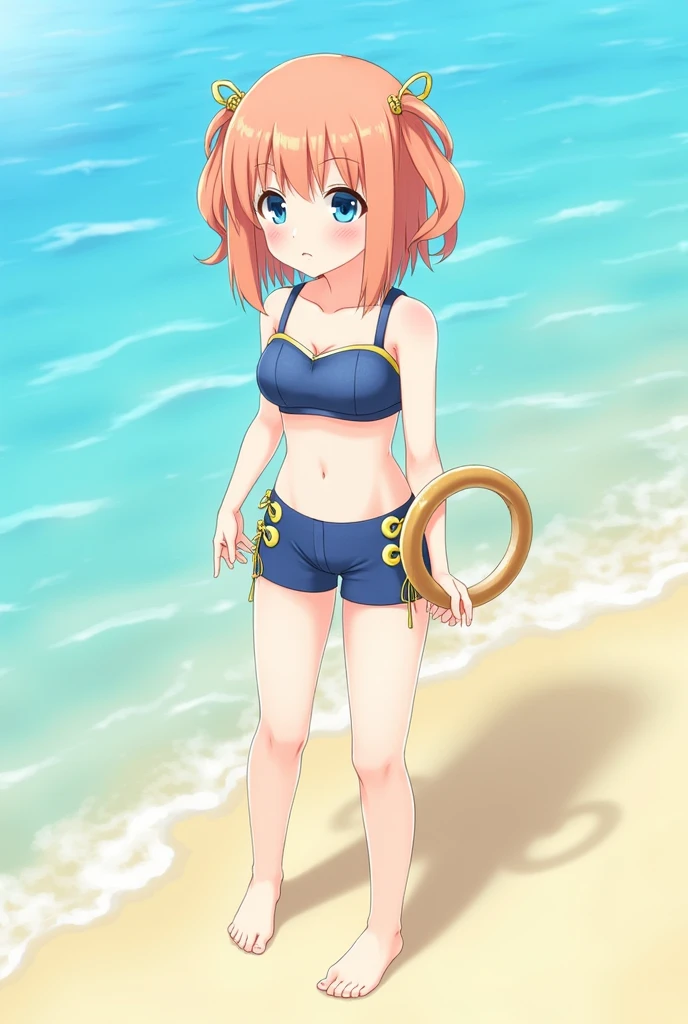uploaded on e621, explicit content, 3d, aiser0, tokifuji, male, solo, (catherine the great), fate grand order, beach setting, medium penis, petite figure, (briefs), thick thighs, wide hips, toned stomach, lean,three-quarter portrait, closeup, handsome
