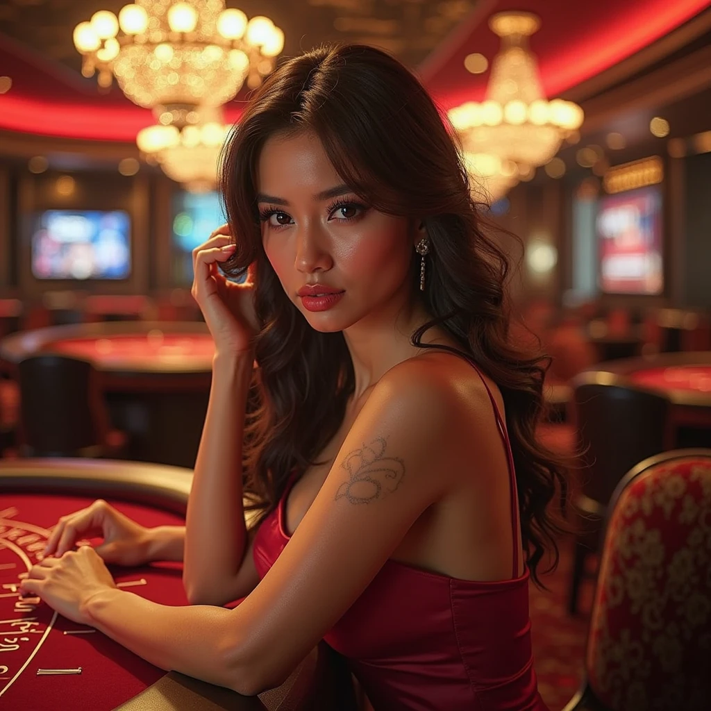 beautiful. casino girl, dress, night life