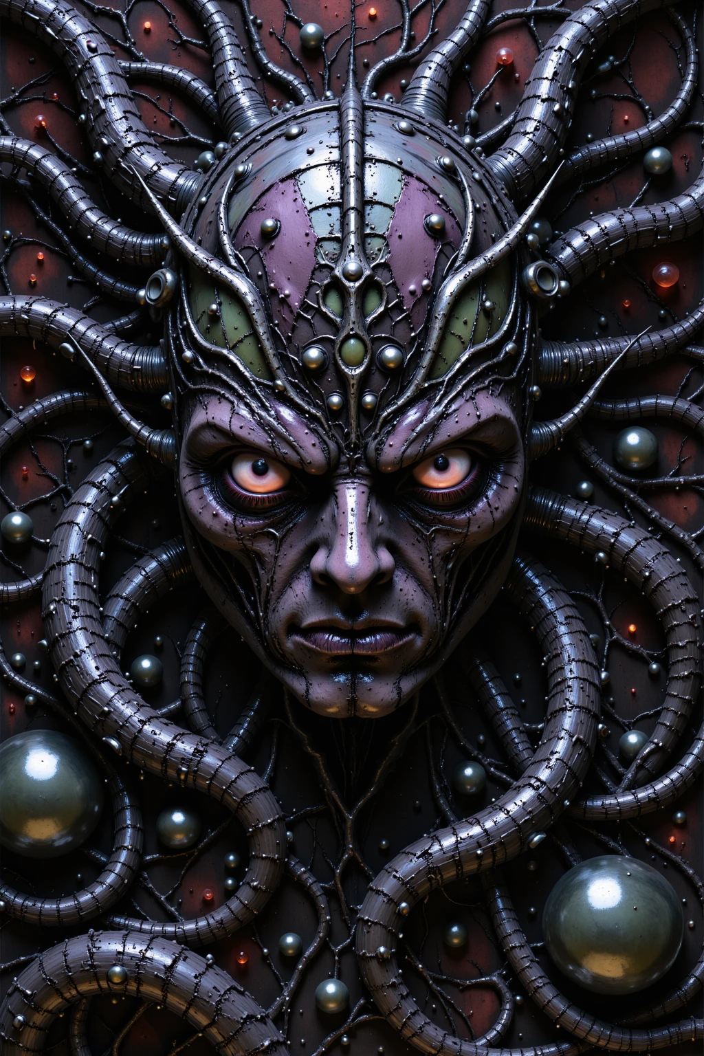 a picture of a man with a purple brain on his head, mind control, art depicting control freak, we all need control, mind character, mind, control, control the soul, hand controlling, mind flayer, loss of control, control art, psychic mind flayer, losing control, 🔞🤡, his mind contemplating eternity