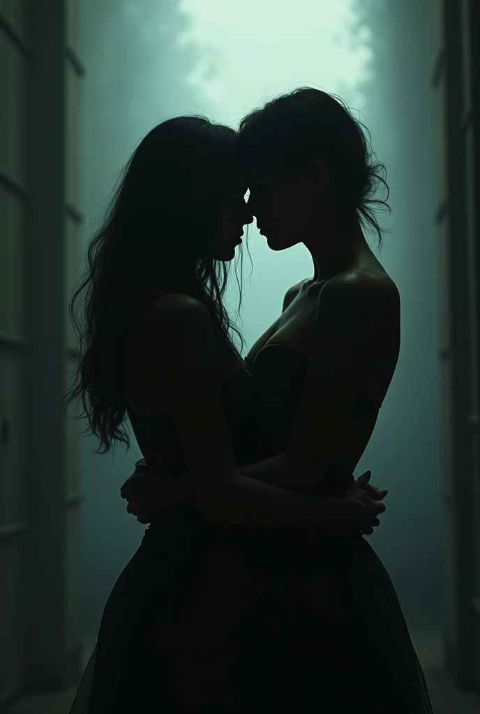 a clandestine kiss