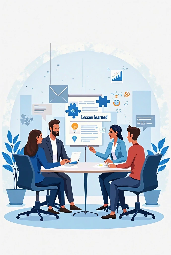 Lesson Learnt Vector Create a professional illustration depicting a 'Lesson Learned - SeaArt AI
