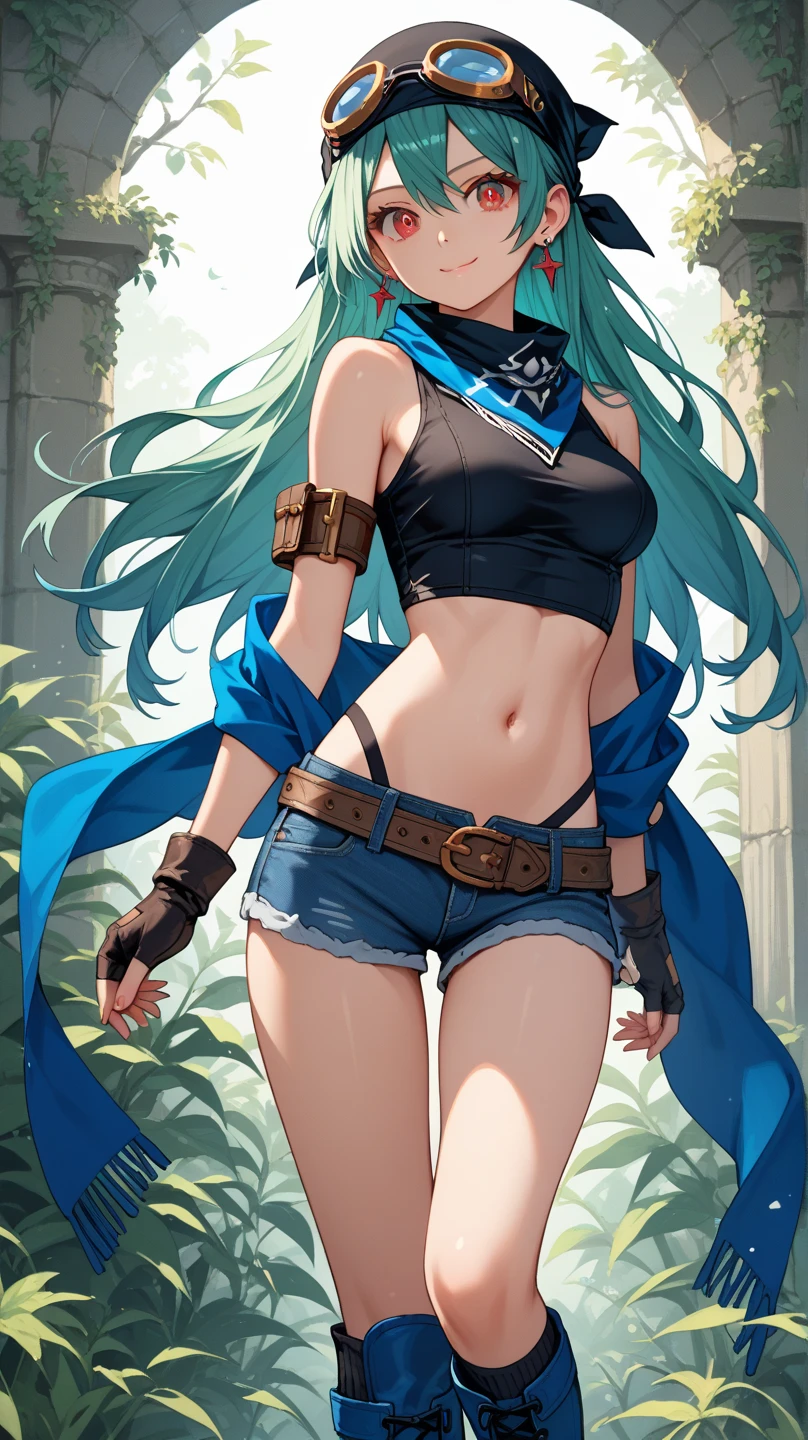 (masterpiece:1.5),(best quality:1.5),(high resolution:1.5),(8k:1.5),(Ultra HD:1.5),(perfect face:1.5),(beautiful detailed eyes:1.5),(Cowboy Shot:1.5) ,(extremely detailed face:1.5),(perfect lighting:1.5),(extremely detailed CG:1.5), (perfect hands:1.5),(perfect anatomy:1.5),,(perfect body:1.5),(perfect hands:1.5),(perfect fingers:1.5),(full body:1.5),(fighter:1.4),(1woman:1.3),(megami magazine:1.22),pale skin,(light blue long hair:1.2),( cool face:1.2),(green eyes:1.3),(large breasts:1.3),(medium ass:1.2),,(sexy look pose:1.5),(white bikini:1.3),(Brown leather jacket:1.3),(very short denim:1.3),(sea:1.3),,(cameltoe:1.3),,(wet:1.2),(sweat:1.2),(looking at viewer:1.3),(face and body forward:1.3),(clothed:1.3),