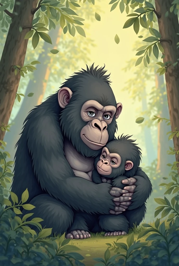 bonobo Monkey, Calcite, masterpiece, best quality