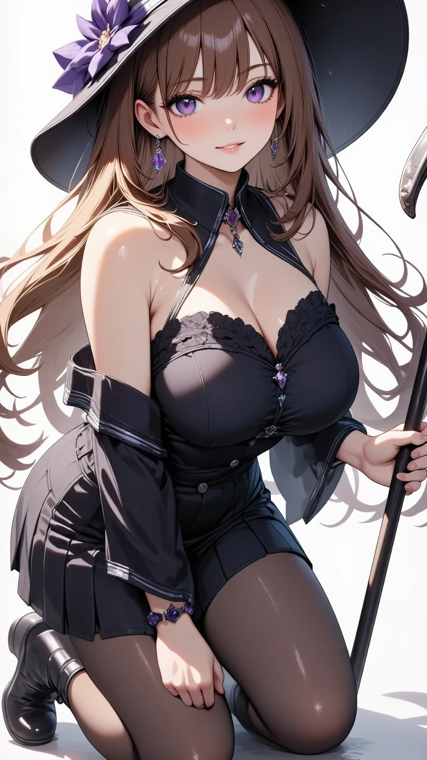 Starry eyes, it looks even more beautiful than immortal, ahoge, Hair, Star-shaped pupils, Amber eyes, Colored Contact Lenses, Blush, High detail, anime big breast, romanticism lain, modern, Gothic art, Anime style, cinmatic lighting, Ray tracing, Sport rye, Close-up, Sony FE GM, hyper HD, High detail, Top quality, 8K, Big breasts, Light brown hair, Hat, double tails, Clean fingers, Well-Formed Fingers, Long jacket, ribbon, Mystery, knit hat, Snow, Anger, impatience,huge tit,gigantic cleavage breasts