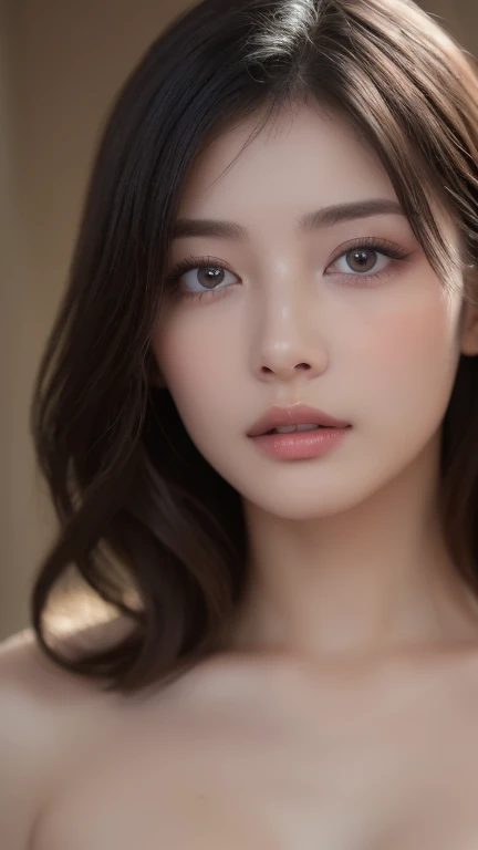 ((Surreal、Super detailed image, maybe a photo.,Captures the details of the skin texture of an incredibly beautiful woman.))Wearing a Lucid Dream dress,long black hair。Close portrait with eyes closed, open mouth.