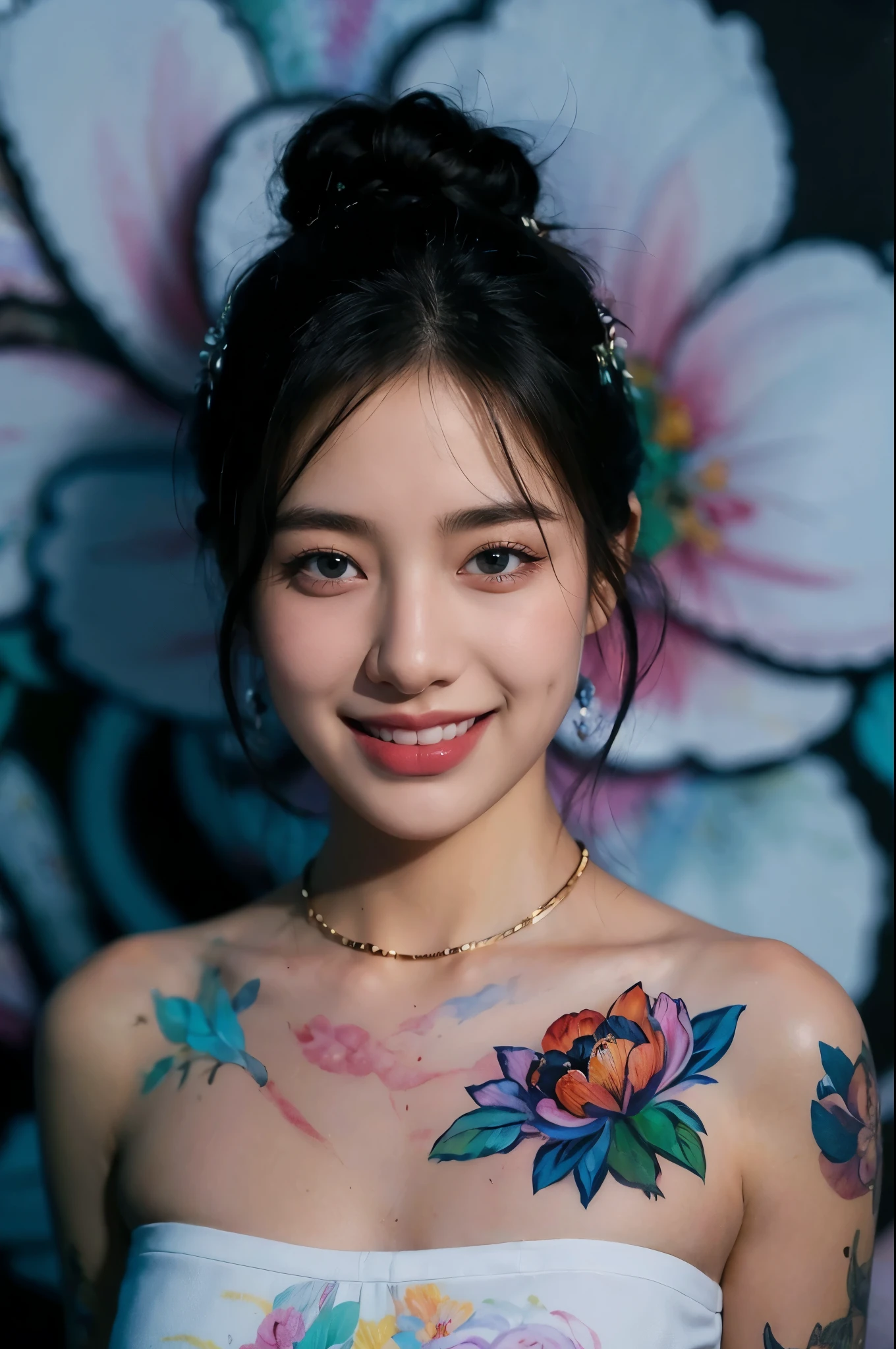 (Browsing Caution:1,4),Mix 4, (8k, RAWphotograph, Highest quality, Tabletop: 1.45), (Realistic, Realistic: 1.37),illumination, night, プロのillumination, photographn mapping, Radio City, Physically Based Rendering, Gradient Brunette, 高品質のphotograph, High resolution, 1080P, (Detailed facial depiction), (Detailed description of the hand), (Delicate CG), Extreme light and shadow, Rich details, (Detailed facial features), (Highest quality), Look in front of you, Highly detailed face, Highly detailed lips,  超High resolution, (Faithfulness: 1.4), photograph, 1 girl, [(sad)],  , Thin limbs, movie, Cool pose, I Cup, Highest qualityな完璧なボディ, photographのような, (1 girl: 1.3), Perfect balance, (Huge, Perfect breasts, Areola),(Realistic, Photorealistic:1.37),One Girl, Cowboy Shot,Professional Lighting, Photon Mapping, Radio City, RAWphotograph、(Photorealistic:1.4)、Octane Rendering、Complex 3D rendering with ultra-detail, Studio Soft Light, Rim Light, Vivid details, Super Detail, Realistic skin texture, Detailed aspect, Beautiful details in the eyes, Highly detailed CG Unity 16k wallpaper, compensate, (Detailed Background:1.2),Highest quality, 超A high resolution, Tabletop, One Girl, One girl,alone, Upper Body,View Viewer, White Background, Multicolored Hair, compensate , Lips parted, Black Lips, eyeliner, Gothic, Goth Girl,((Light on face:1.2)),((movie照明:1.2)),(Photorealism:1.4),((30 piercings in left ear)),((necklace)),((A woman who always smiles)),((nightのプールサイド:1.6)),((Lighting on face:1.1)),((Upper Body:1.2)),((Delicately depicting the face:1.2)),(Very short bob hair:1.5),((Multicolored Hairの色:1.4)),((black colored contact lenses:1.2)),(((Completely naked))),(((nsfw))),(((Completely naked))),((((Completely naked)))),(((nsfw)))
