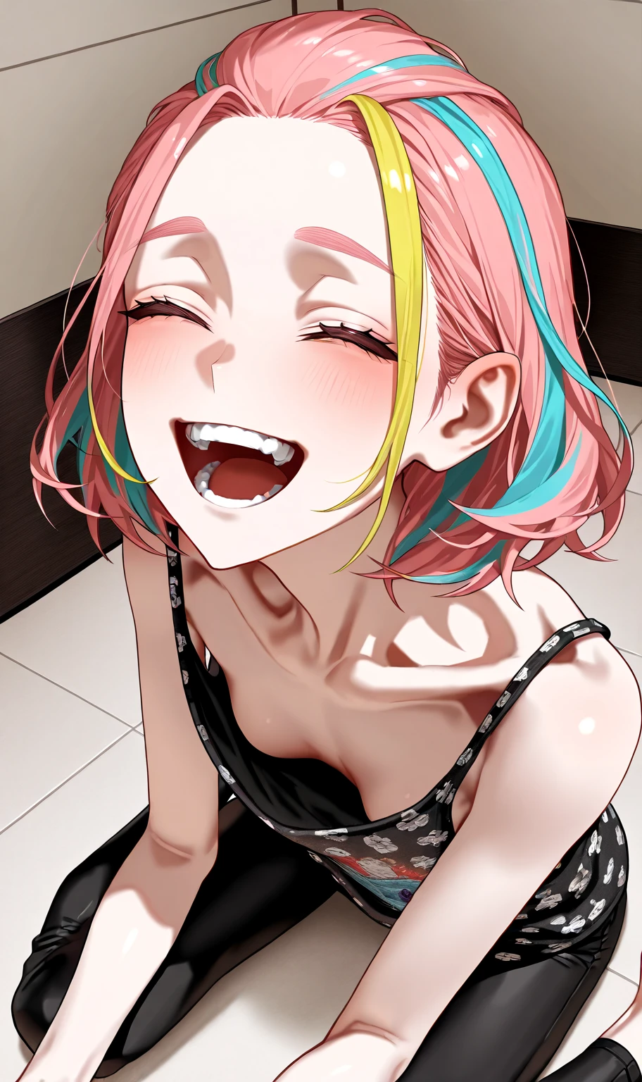 Browsing Caution,,Sweat,White Breath,Demon slayer,Terauchi Kiyo,sit,Large areola,Handjob,Side view