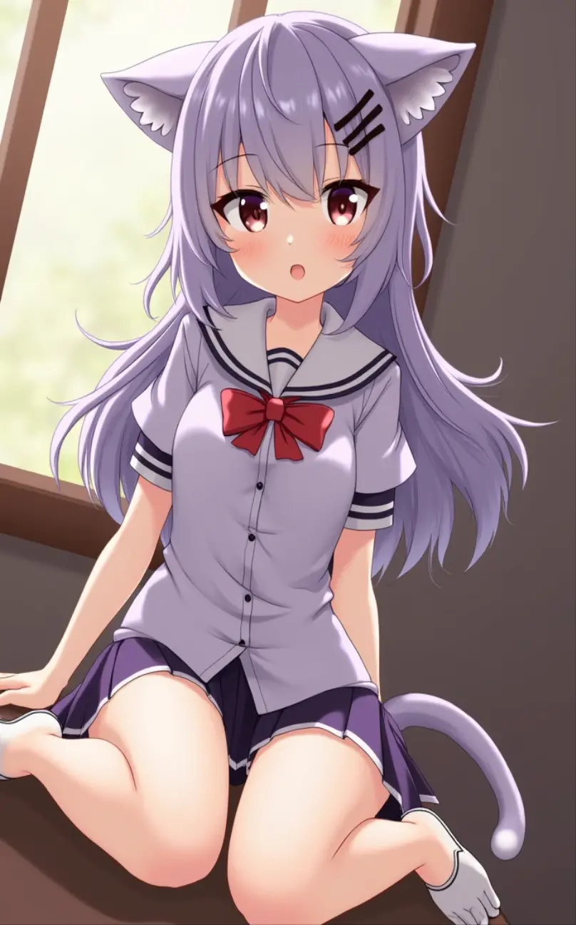 anime girl ispreading her pussy  