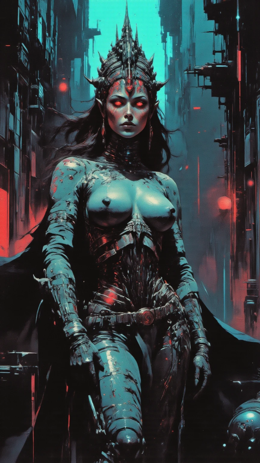 1.4),arm tattoofull-body tattoo, neck tattoo(long legs:1.3)big breasts,
((((dramatic))), (((gritty))), (((intense)))A shot with tensionVisual impact,giving the poster a dynamic and visually striking appearance, viscerally obsurd, malevolence is the most important thing, nightmarish dreams converge,
Hyperdetailed,  imaginatively exagerated, gothic macbre masterworks of obsurd surrealism. Ominous objects ,fucked hard with large cyborg cock, perfusion of cum spatter, fuck machine..splitting her in hakf
