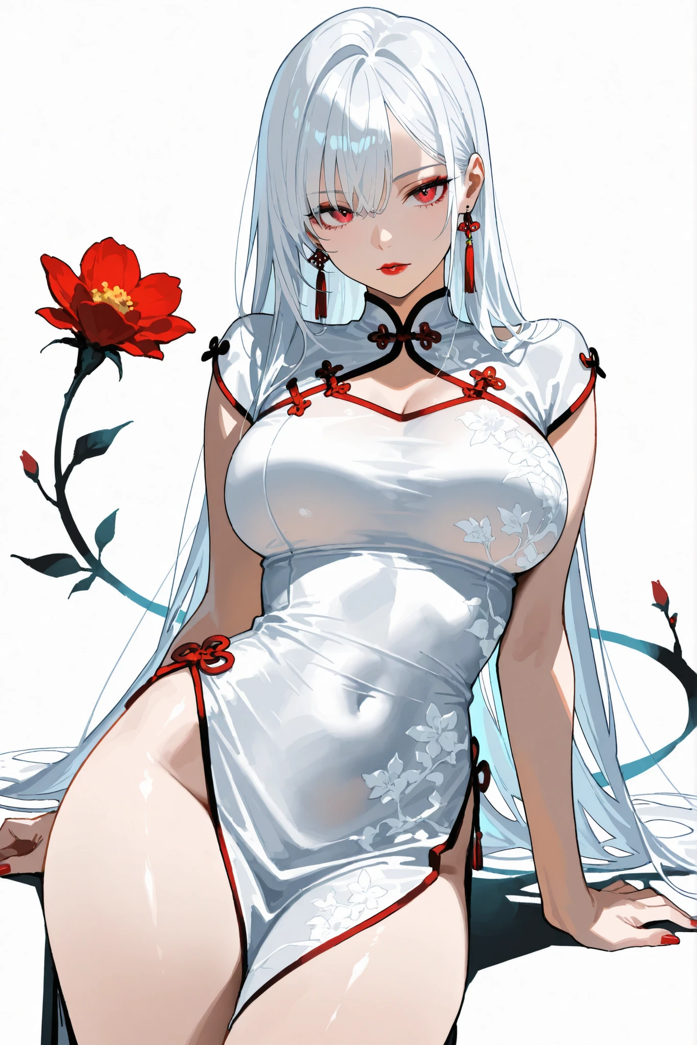 Highest quality,1 female,Very large breasts, Diameter about 50cm、Beautiful 20 year old Japanese woman with a slim waist, Beautiful and transparent nipples,Don't hide your nipples,,Spread your legs out to 120 degrees、Don'Don't cover your crotch,Focus on the crotch,Naked woman with legs spread wide in the park(1:5)