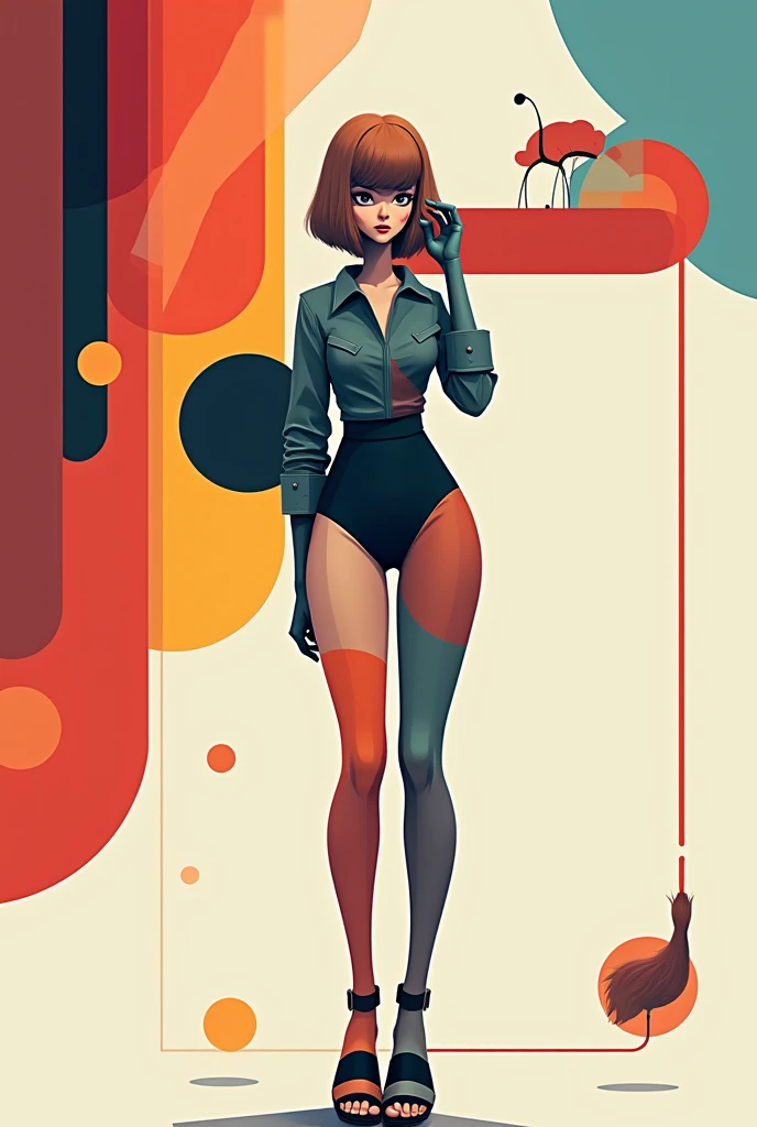 Sonia from pokemon, in a dynamic pose, turquois camisole, tight jeans, large breasts, long legs, cleavage, milf, sexy body, navel, designed by Gucci::3, tumblr, inspired by Yanjun Cheng style, digital art, meme lofi internet girl, trend in dezeen, catalog photo, 3 d render beeple, rhads and lois van baarle, cartoon style illustration, bright pastel colors, a beautiful art illustration