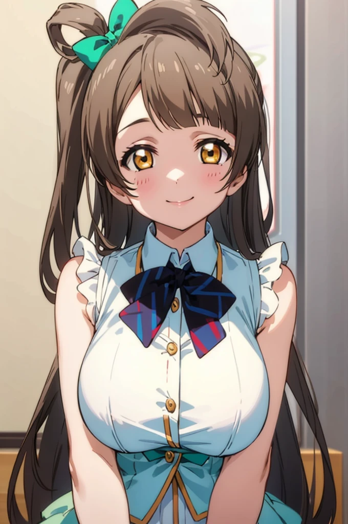 (((pixel-perfect, detail-perfect))), solo, 1girl, kotori minami, , looking at viewer, smile,big breasts,nsfw