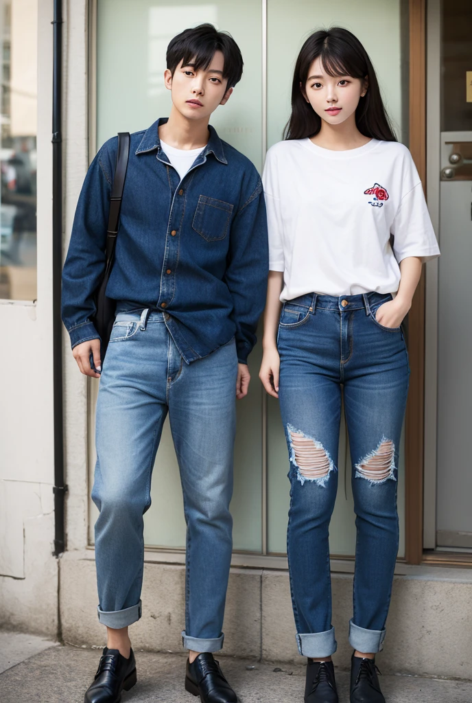 Perempuan cantik dan pemuda Korea