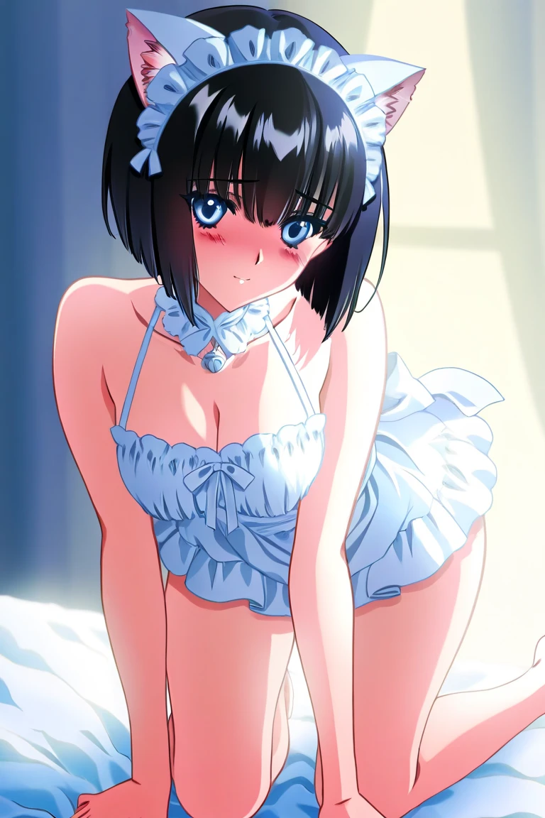 Sweet adorable and alluring young teen lolita girl nude and naked wearing her sexy and alluring sheer lace nightgown as she lounges in her bedroom pleasuring herself as she spreads her legs apart. Shy blushing ahegao. 