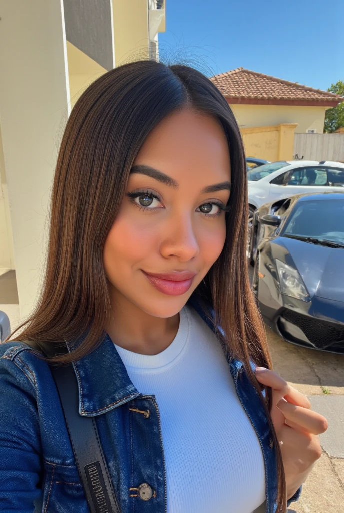 RAW photo, ((full body )) of ingrid Belásquez, venezuelan, a beautiful woman, 18 yo, brunette, wears a(white jacket and black jeans on heels)),cleavage, (busty) , tanned skin, wonderful straight long Red longhair, round face, exotic light green eyes, fleshy mouth, thick lips, inocent face, eye contact, backing the camera, flirting at camera, dslr, high quality, film grain, hasselblad, helios 48mm f2, (((8k, best quality, masterpiece:1.2))), DETAILED SKIN
SKIN BLEMISH, (realistic, photo-realistic:1.37), Ultra-detailed, a close up of a Melaninated Caramel skin ebony woman with ((LARG HIPS))((sitting in the airplane))Smiling to the camera(((Looks like a mix of Dope celebrity females , Stacy Dash, Aalyah, Maya, Shakira, Ashcash, Danielle Bregoli Bhad Bhabie Hairstyle, Female Rapper Latto, Rubi Rose, RENNI RUCCI cardi b,nicky minaji))) please no tattoos.